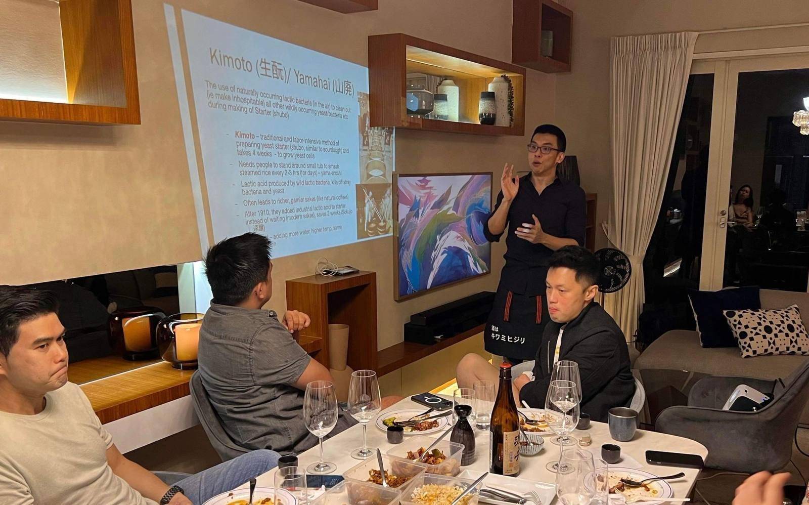 A private sake masterclass